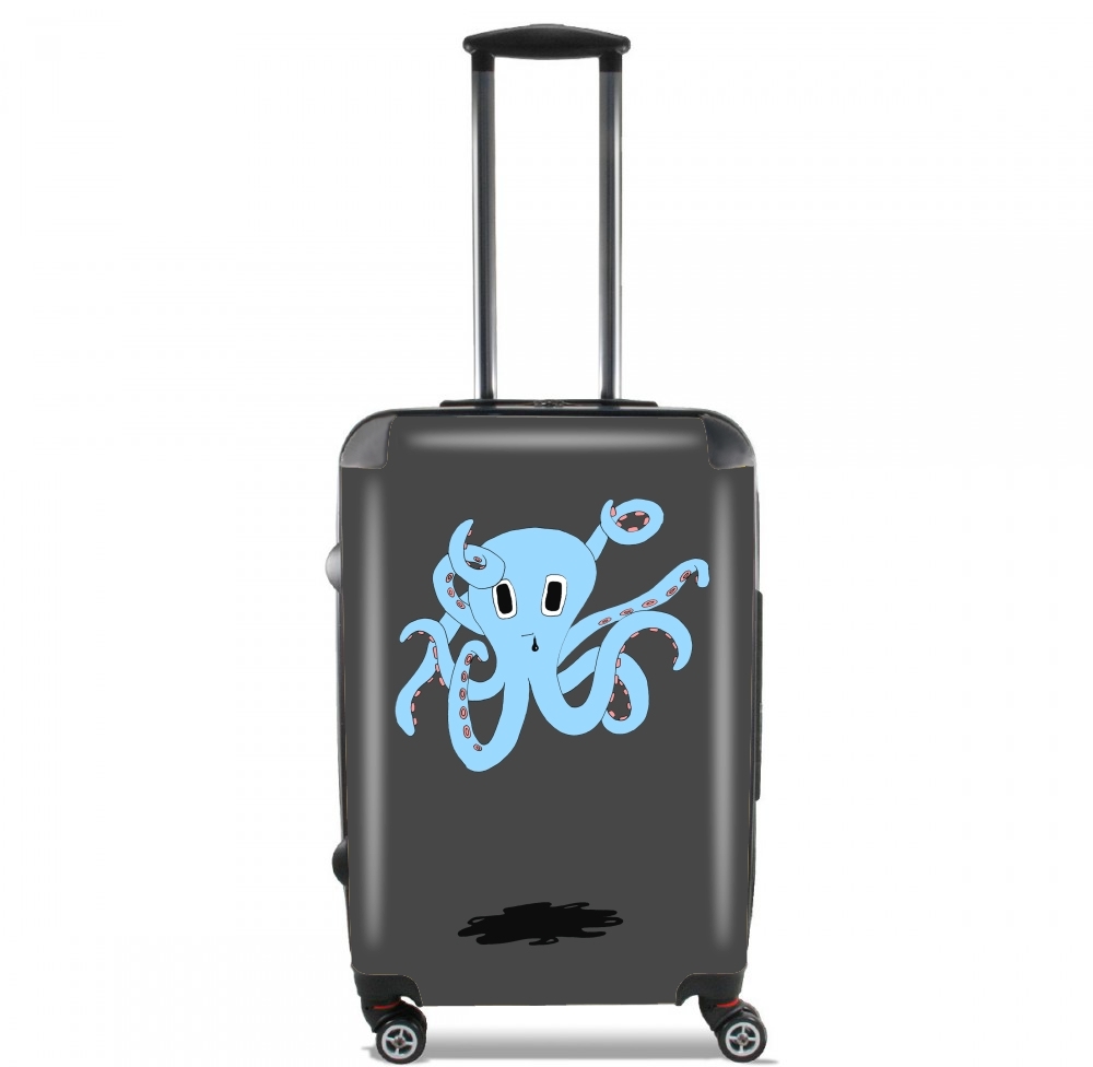  octopus Blue cartoon para Tamaño de cabina maleta