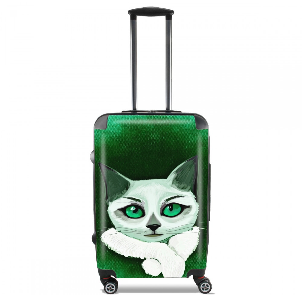  Painting Cat para Tamaño de cabina maleta