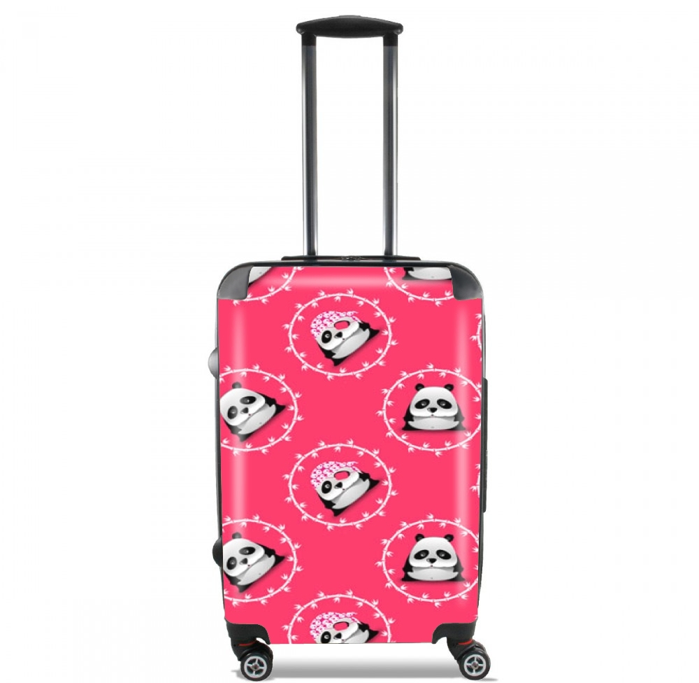  Pink Panda para Tamaño de cabina maleta