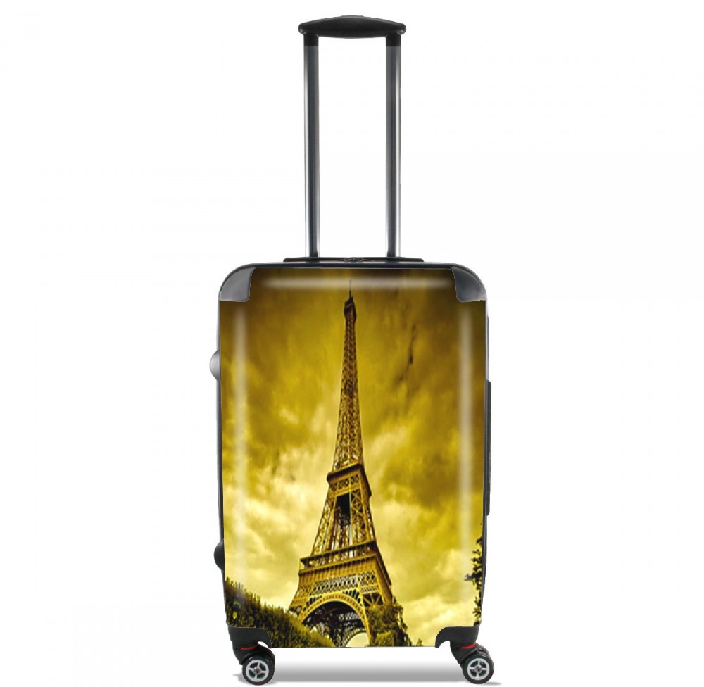  Torre Eiffel en la noche - París para Tamaño de cabina maleta