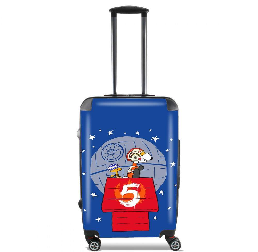  Peanut Snoopy x StarWars para Tamaño de cabina maleta