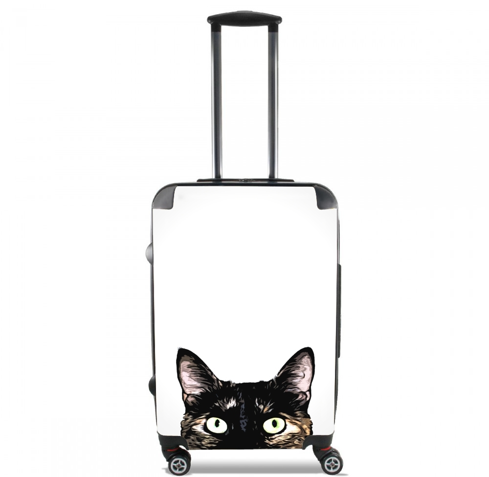  Peeking Cat para Tamaño de cabina maleta