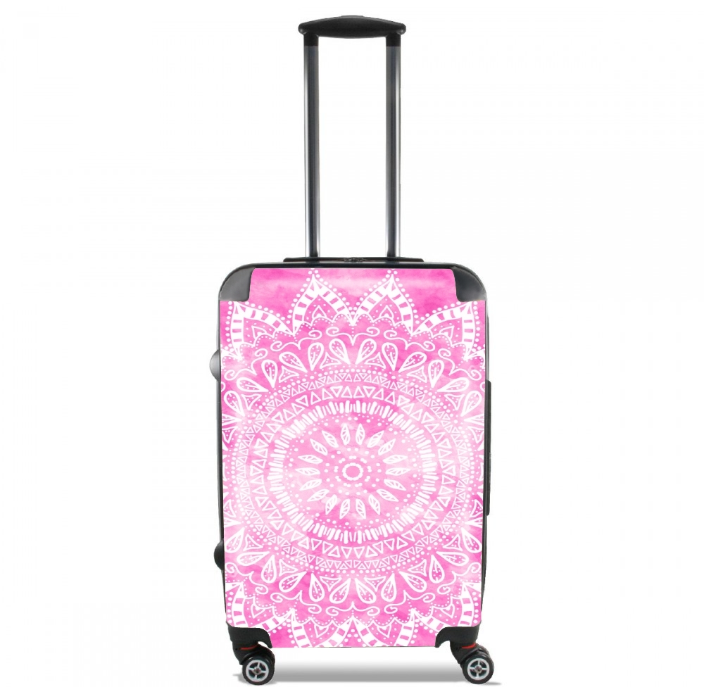  Pink Bohemian Boho Mandala para Tamaño de cabina maleta