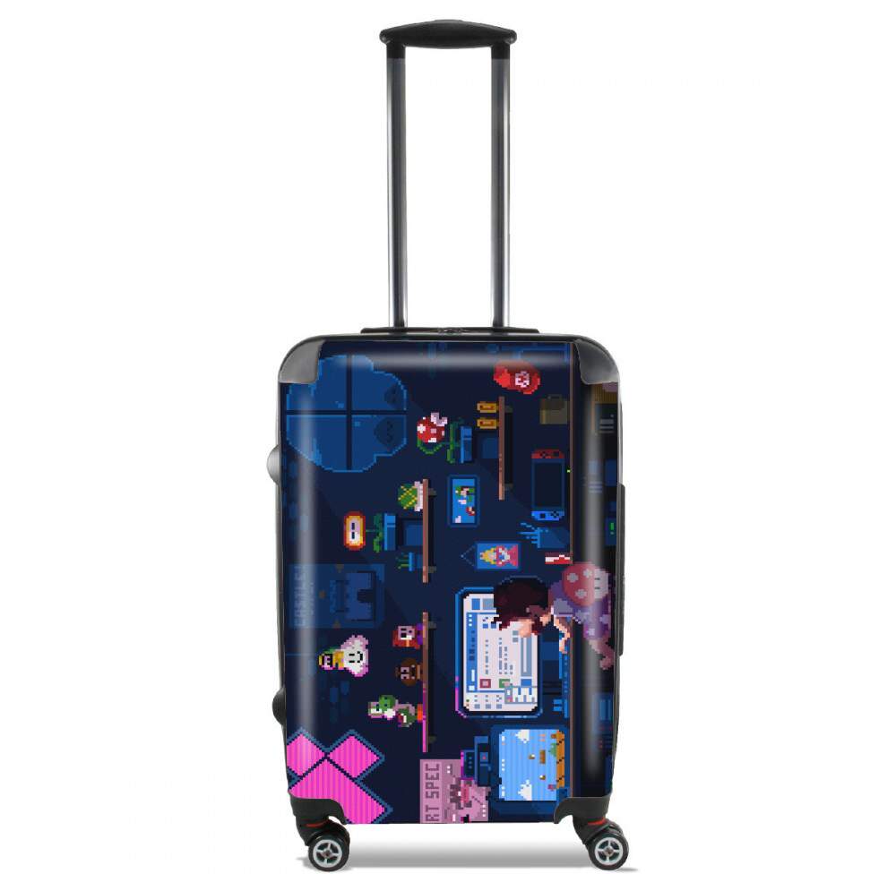  Pixel Retro Gamer para Tamaño de cabina maleta