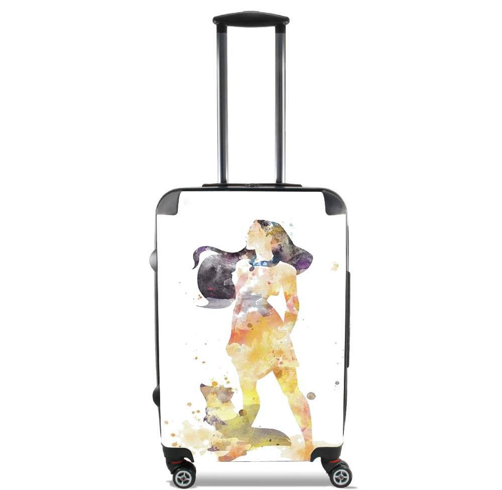  Pocahontas Watercolor Art para Tamaño de cabina maleta