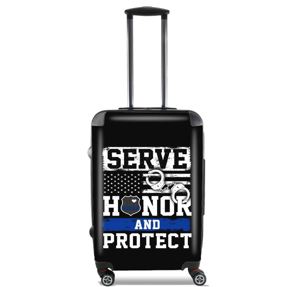  Police Serve Honor Protect para Tamaño de cabina maleta