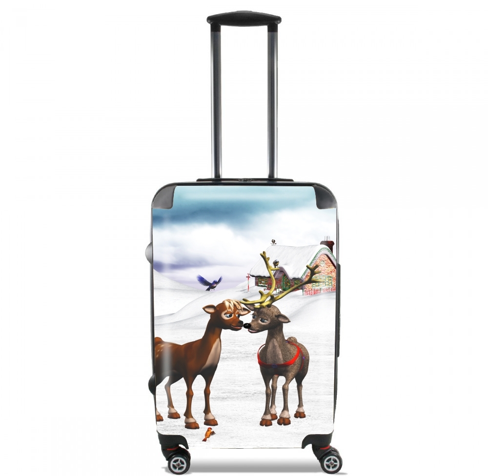  Reindeers Love para Tamaño de cabina maleta
