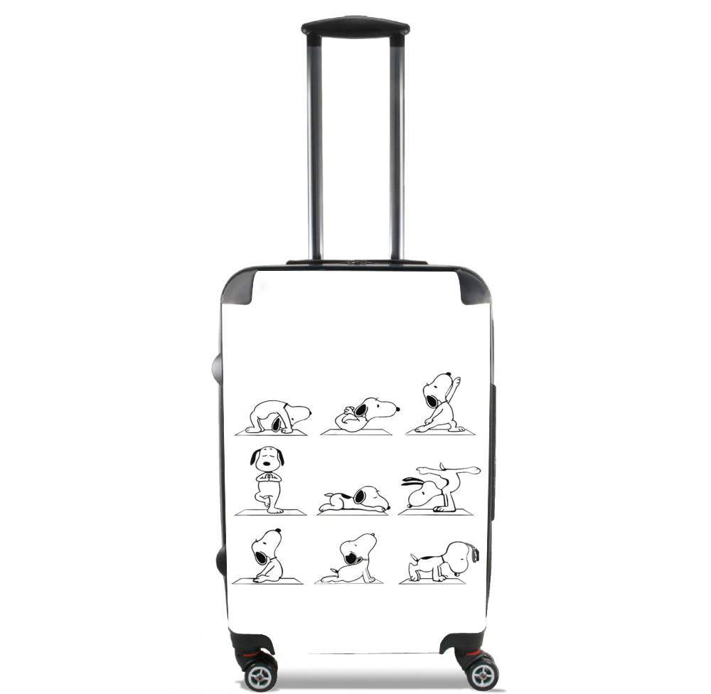  Snoopy Yoga para Tamaño de cabina maleta