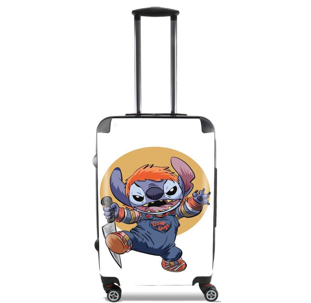  Stitch X Chucky Halloween para Tamaño de cabina maleta
