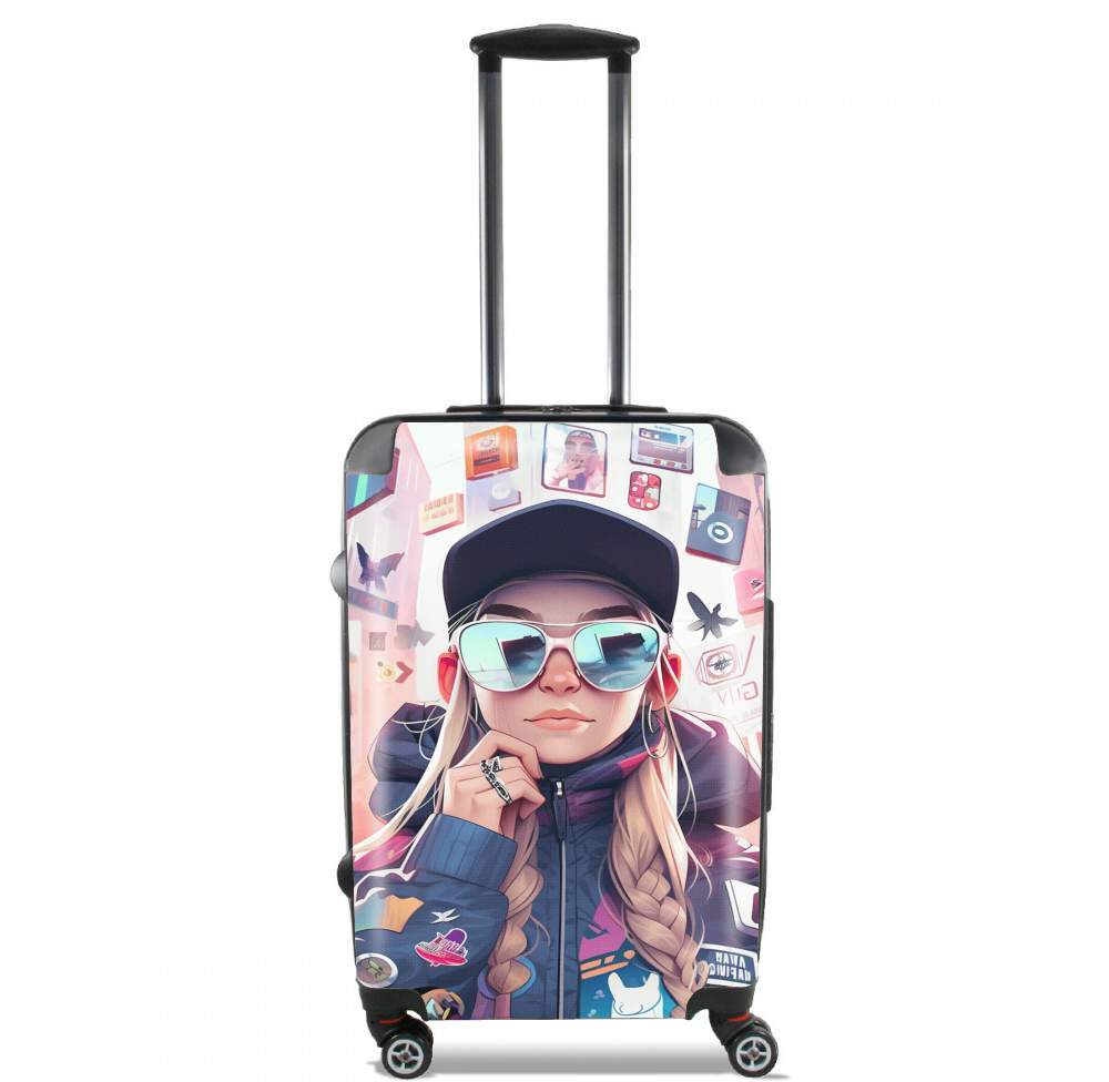  Travel Girl para Tamaño de cabina maleta