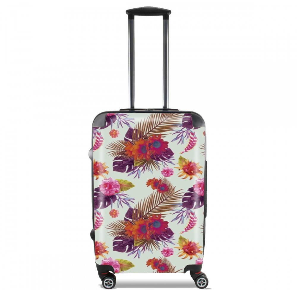  Tropical Floral passion para Tamaño de cabina maleta