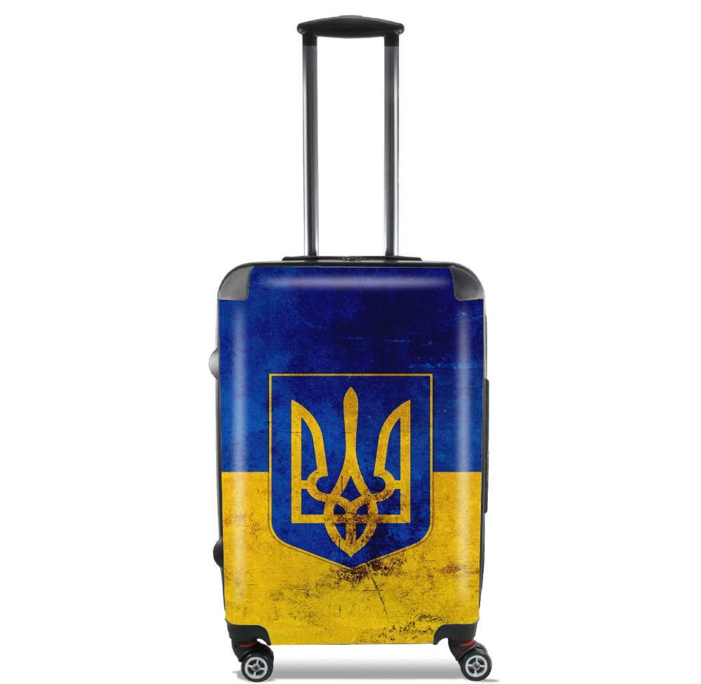  Ukraine Flag para Tamaño de cabina maleta