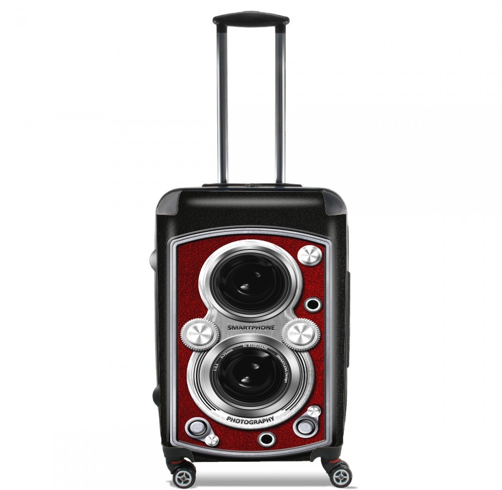 Vintage Camera Red para Tamaño de cabina maleta