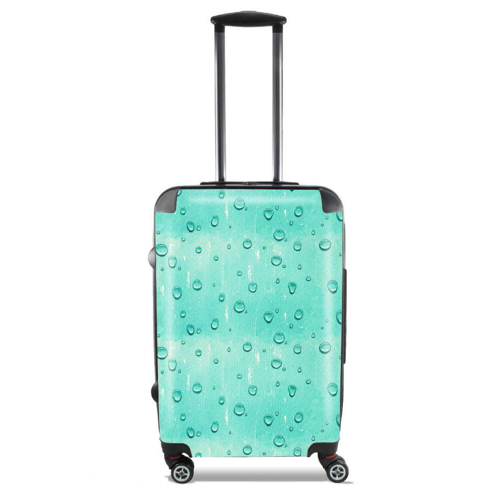  Water Drops Pattern para Tamaño de cabina maleta
