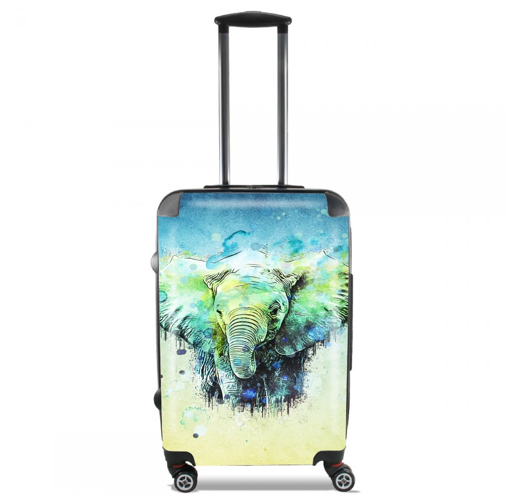  watercolor elephant para Tamaño de cabina maleta