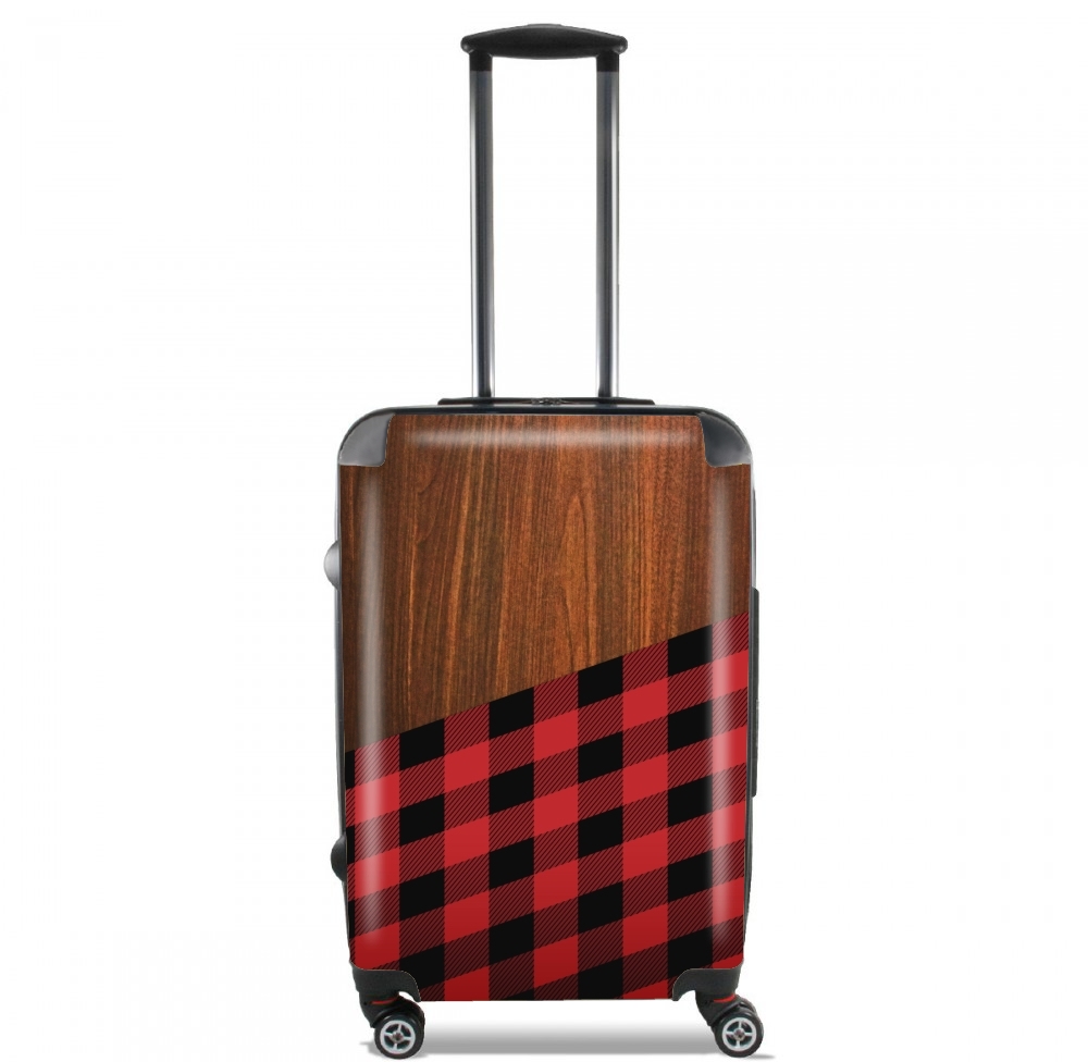  Wooden Lumberjack para Tamaño de cabina maleta